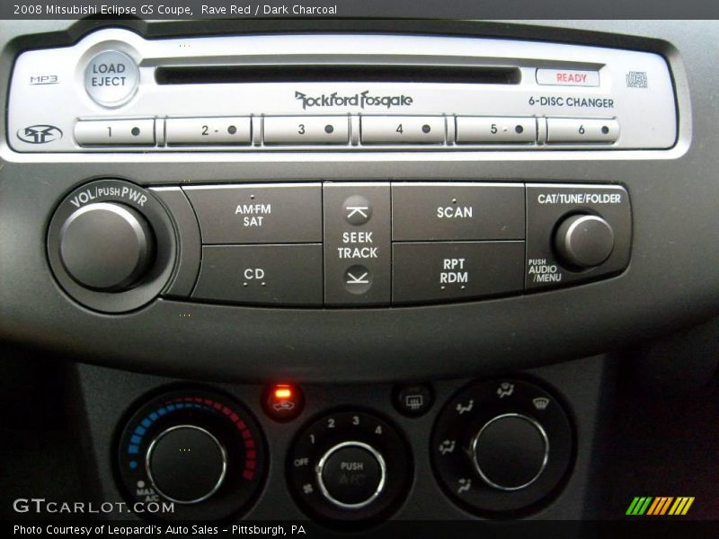 Rave Red / Dark Charcoal 2008 Mitsubishi Eclipse GS Coupe