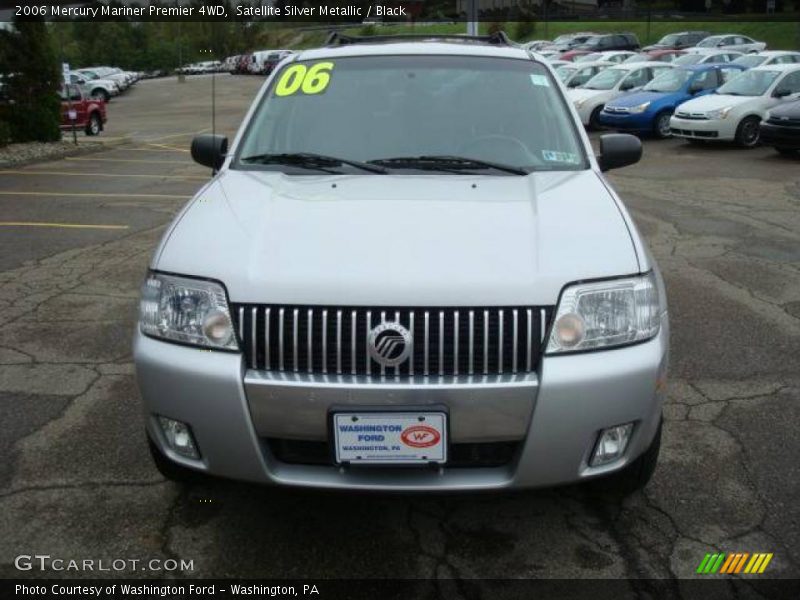 Satellite Silver Metallic / Black 2006 Mercury Mariner Premier 4WD