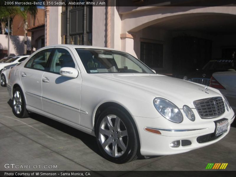 Alabaster White / Ash 2006 Mercedes-Benz E 350 Sedan