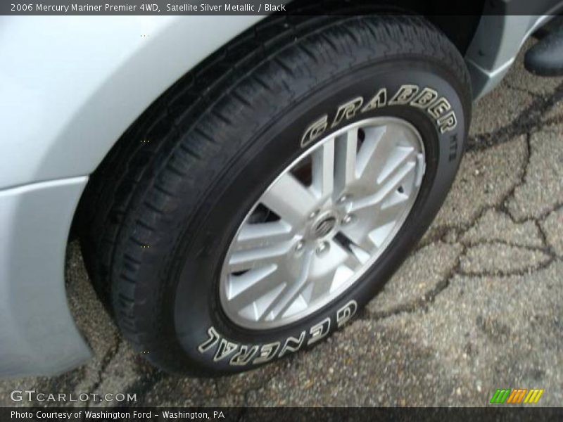Satellite Silver Metallic / Black 2006 Mercury Mariner Premier 4WD