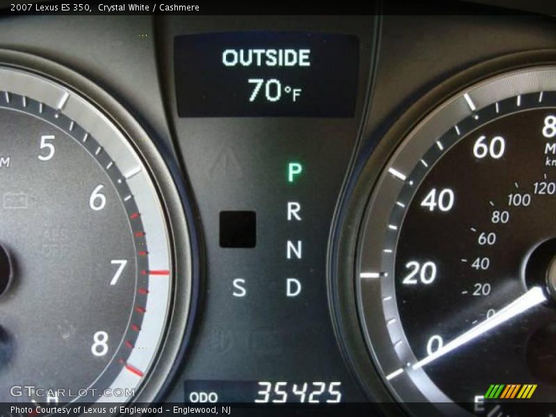 Crystal White / Cashmere 2007 Lexus ES 350