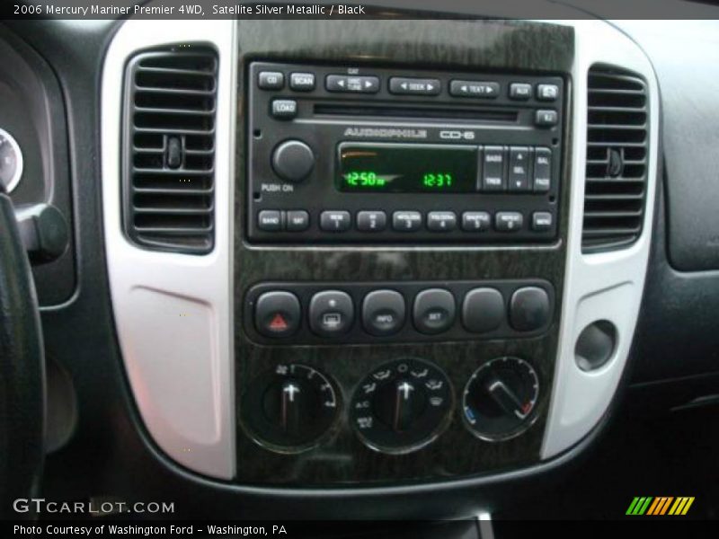 Satellite Silver Metallic / Black 2006 Mercury Mariner Premier 4WD