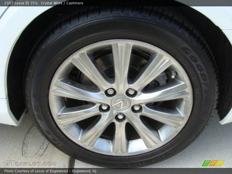 Crystal White / Cashmere 2007 Lexus ES 350