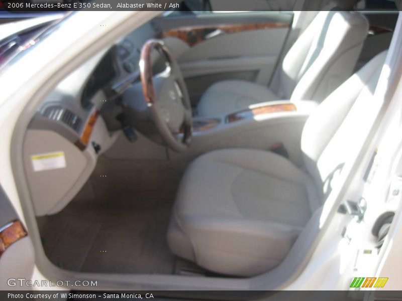 Alabaster White / Ash 2006 Mercedes-Benz E 350 Sedan