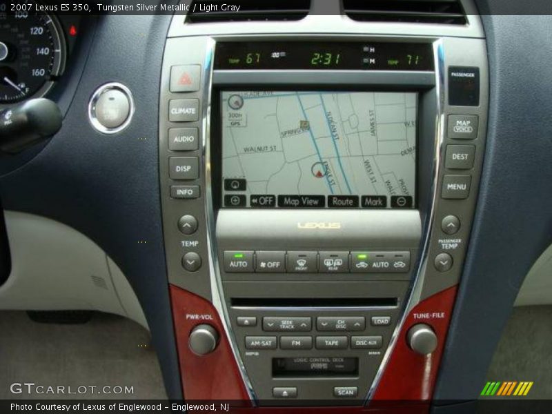 Tungsten Silver Metallic / Light Gray 2007 Lexus ES 350