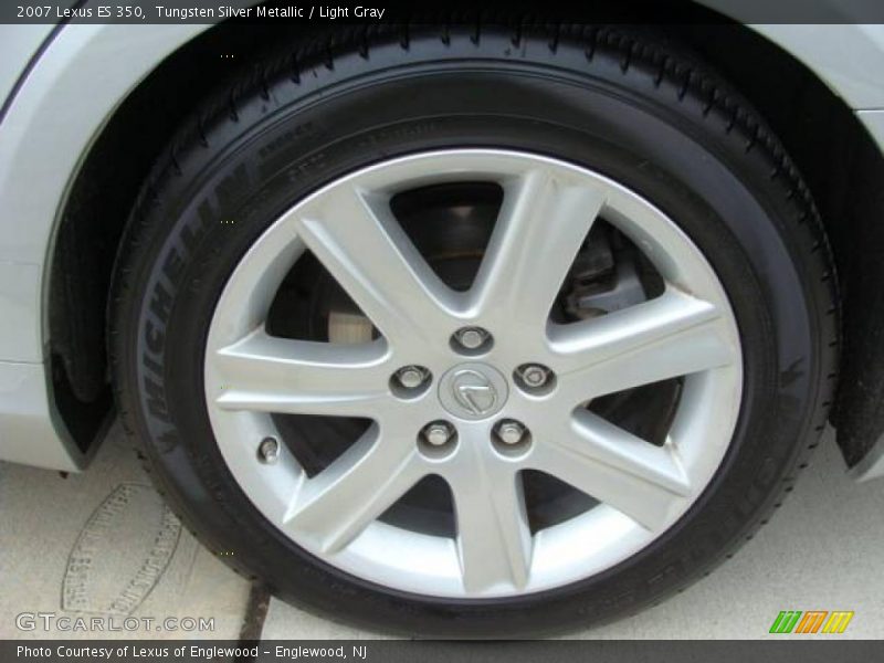 Tungsten Silver Metallic / Light Gray 2007 Lexus ES 350