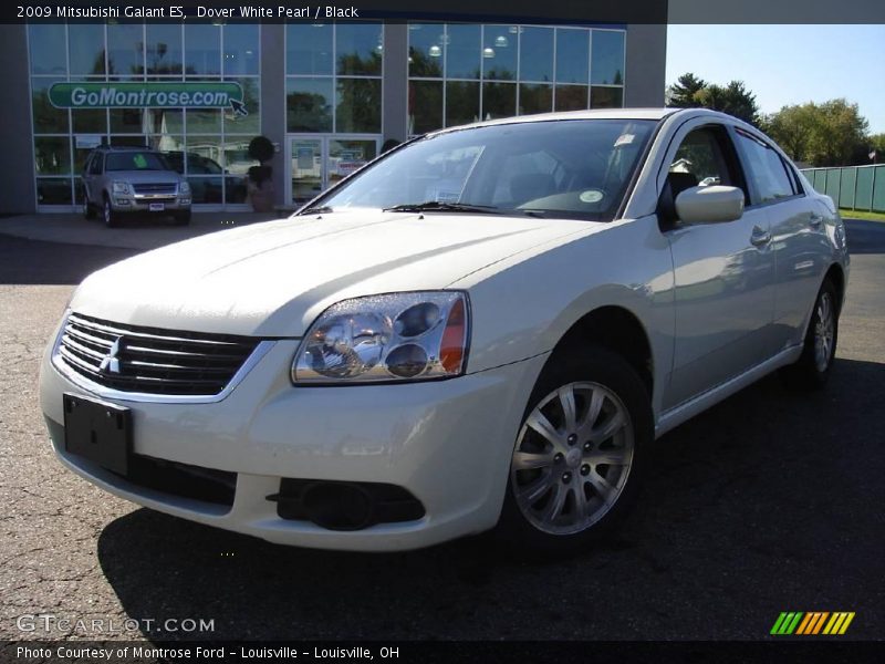 Dover White Pearl / Black 2009 Mitsubishi Galant ES
