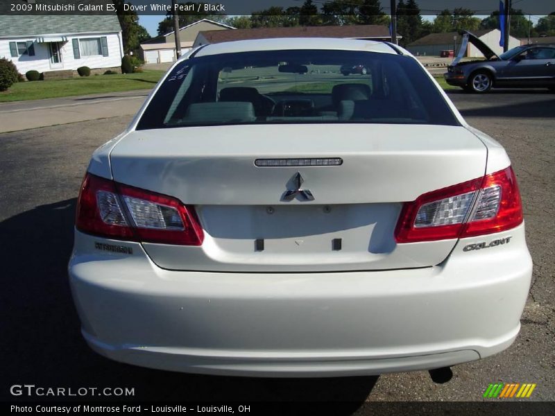 Dover White Pearl / Black 2009 Mitsubishi Galant ES