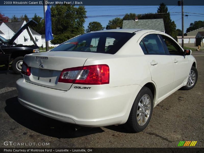 Dover White Pearl / Black 2009 Mitsubishi Galant ES