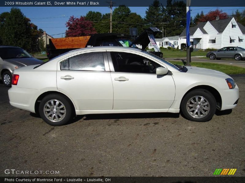 Dover White Pearl / Black 2009 Mitsubishi Galant ES
