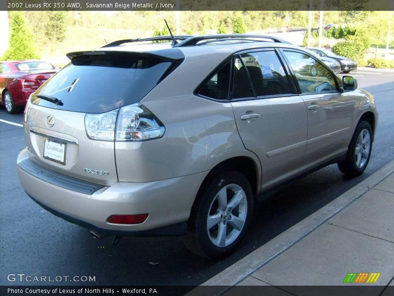 Savannah Beige Metallic / Ivory 2007 Lexus RX 350 AWD