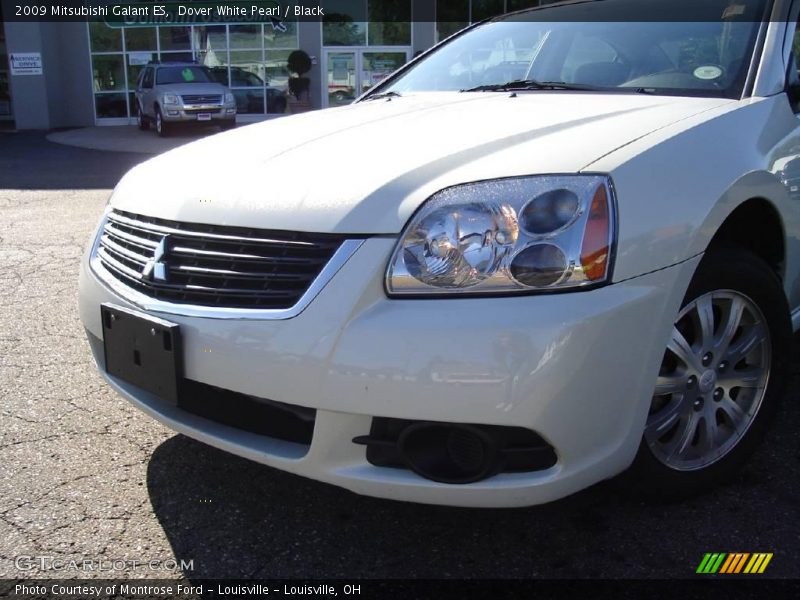 Dover White Pearl / Black 2009 Mitsubishi Galant ES