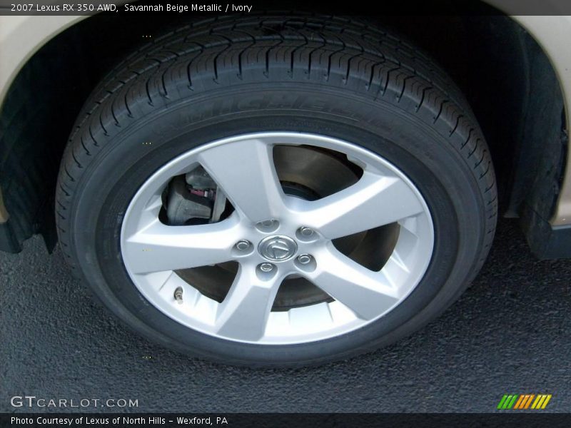Savannah Beige Metallic / Ivory 2007 Lexus RX 350 AWD
