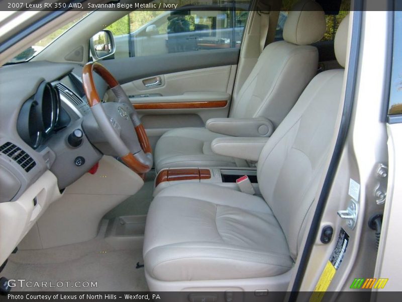Savannah Beige Metallic / Ivory 2007 Lexus RX 350 AWD