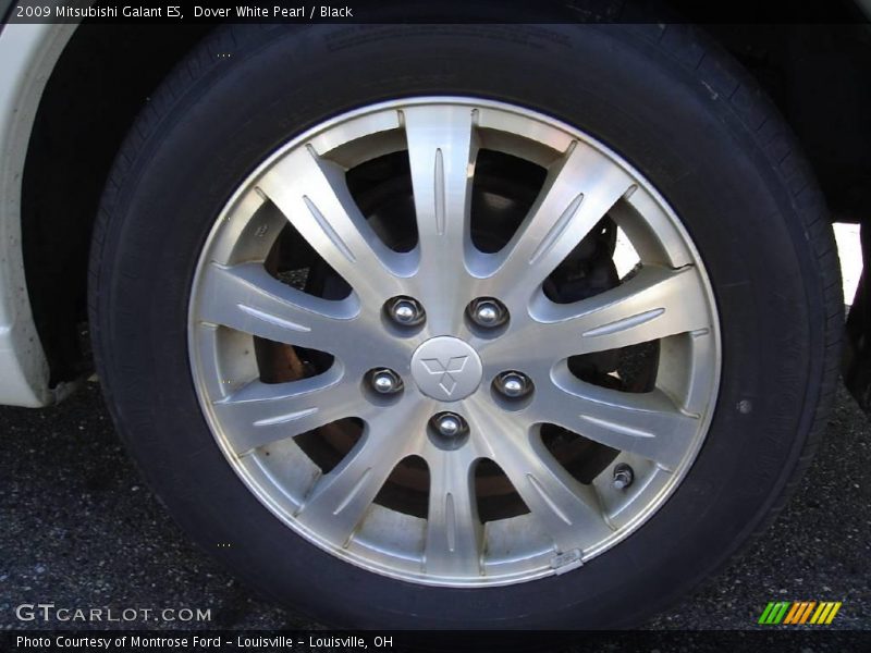 Dover White Pearl / Black 2009 Mitsubishi Galant ES