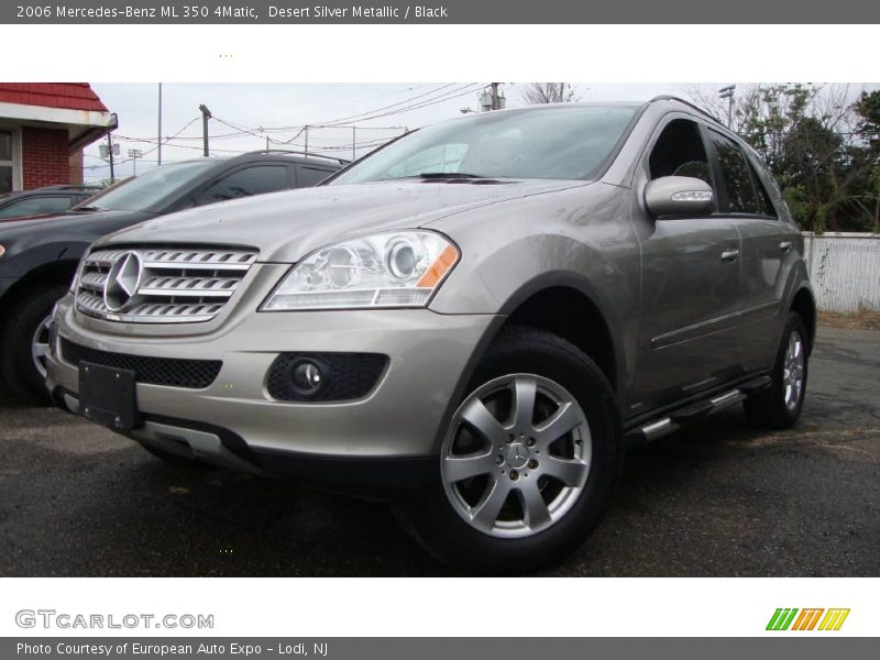 Desert Silver Metallic / Black 2006 Mercedes-Benz ML 350 4Matic