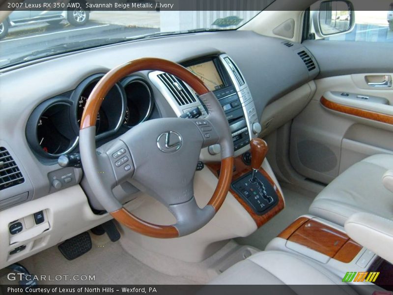 Savannah Beige Metallic / Ivory 2007 Lexus RX 350 AWD
