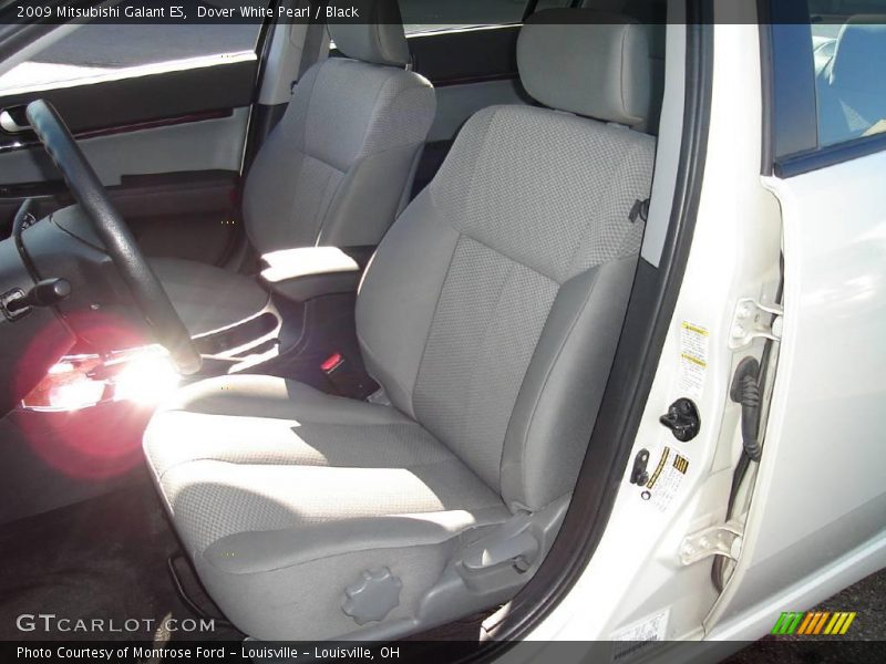 Dover White Pearl / Black 2009 Mitsubishi Galant ES