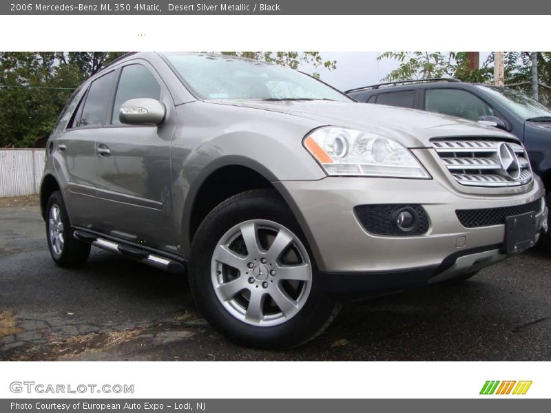 Desert Silver Metallic / Black 2006 Mercedes-Benz ML 350 4Matic