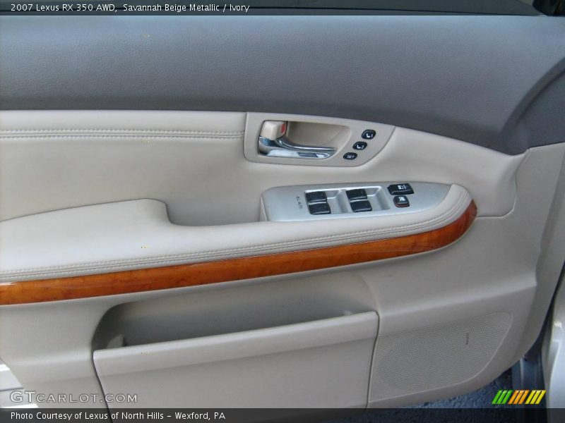 Savannah Beige Metallic / Ivory 2007 Lexus RX 350 AWD