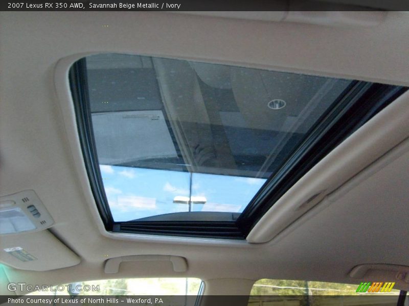 Savannah Beige Metallic / Ivory 2007 Lexus RX 350 AWD