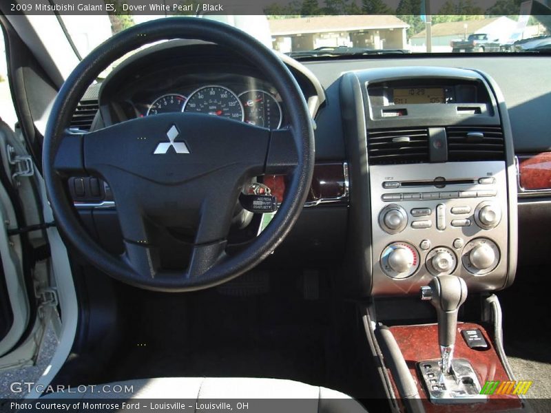 Dover White Pearl / Black 2009 Mitsubishi Galant ES