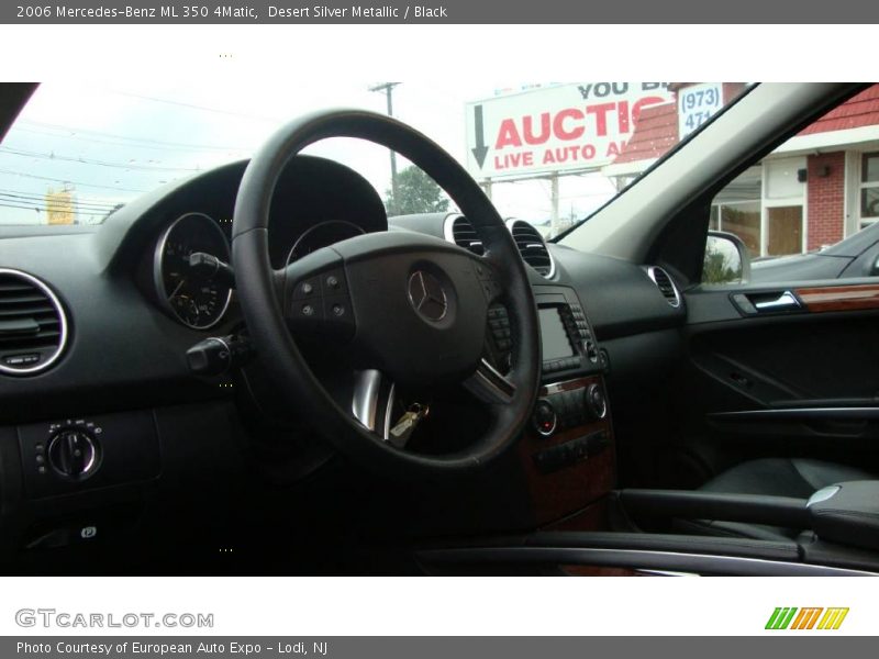 Desert Silver Metallic / Black 2006 Mercedes-Benz ML 350 4Matic