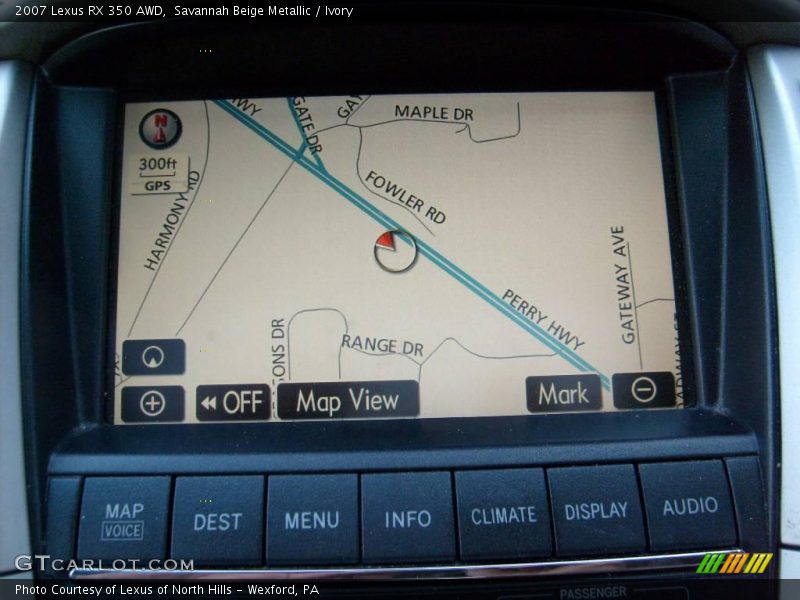 Savannah Beige Metallic / Ivory 2007 Lexus RX 350 AWD