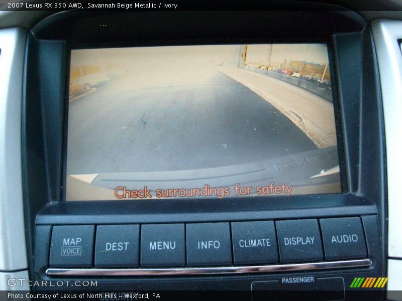 Savannah Beige Metallic / Ivory 2007 Lexus RX 350 AWD