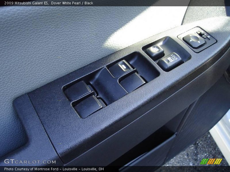Dover White Pearl / Black 2009 Mitsubishi Galant ES