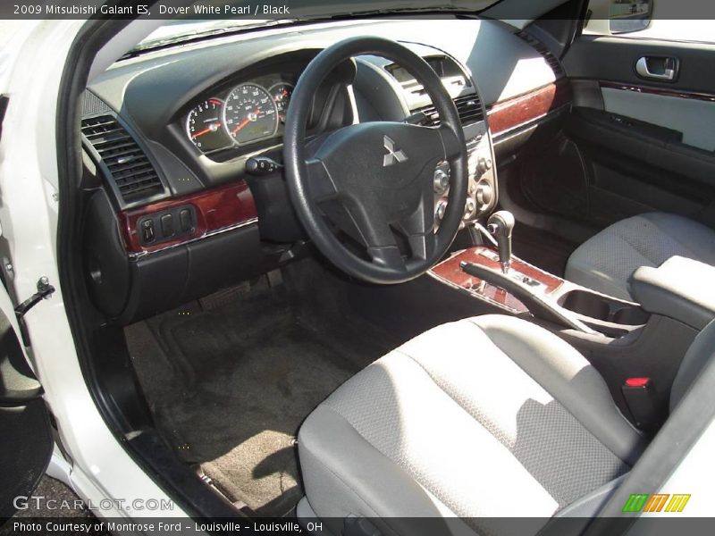 Dover White Pearl / Black 2009 Mitsubishi Galant ES