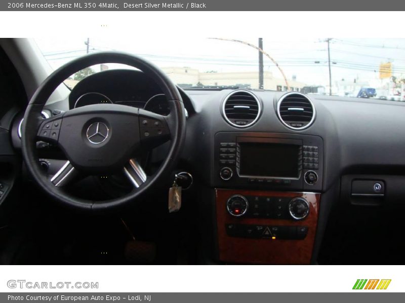 Desert Silver Metallic / Black 2006 Mercedes-Benz ML 350 4Matic