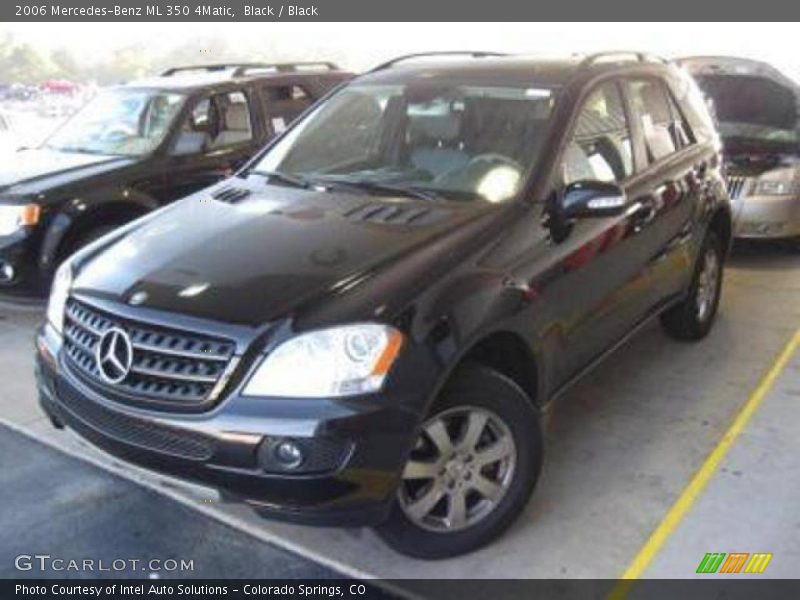 Black / Black 2006 Mercedes-Benz ML 350 4Matic