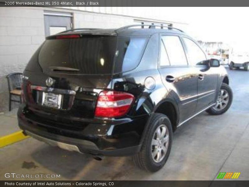 Black / Black 2006 Mercedes-Benz ML 350 4Matic