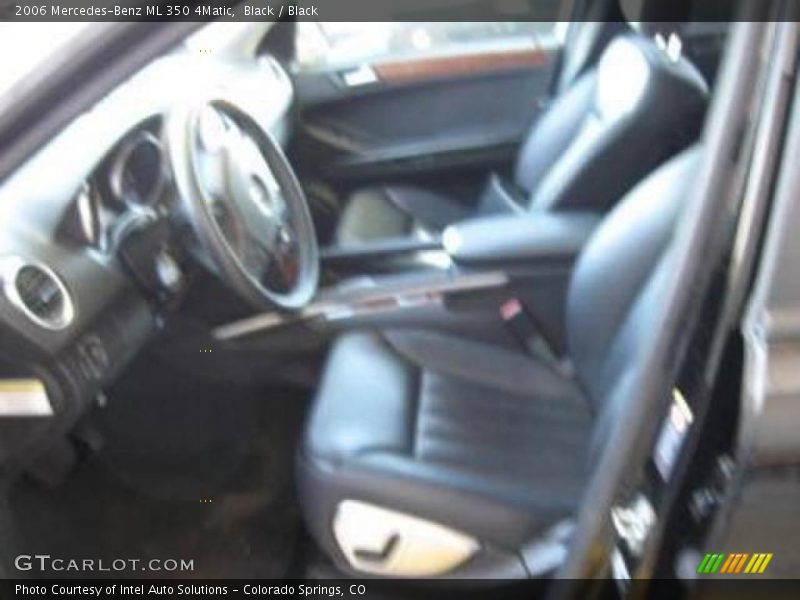 Black / Black 2006 Mercedes-Benz ML 350 4Matic
