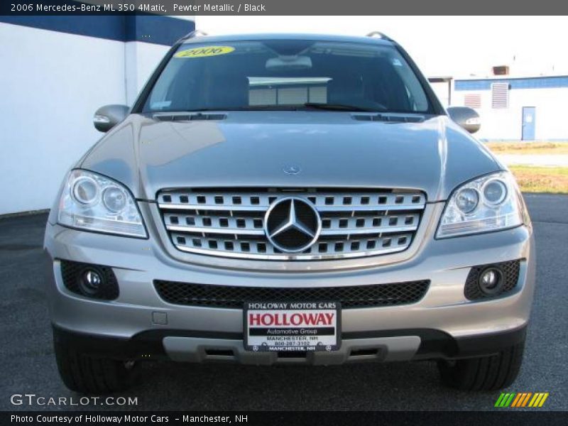 Pewter Metallic / Black 2006 Mercedes-Benz ML 350 4Matic