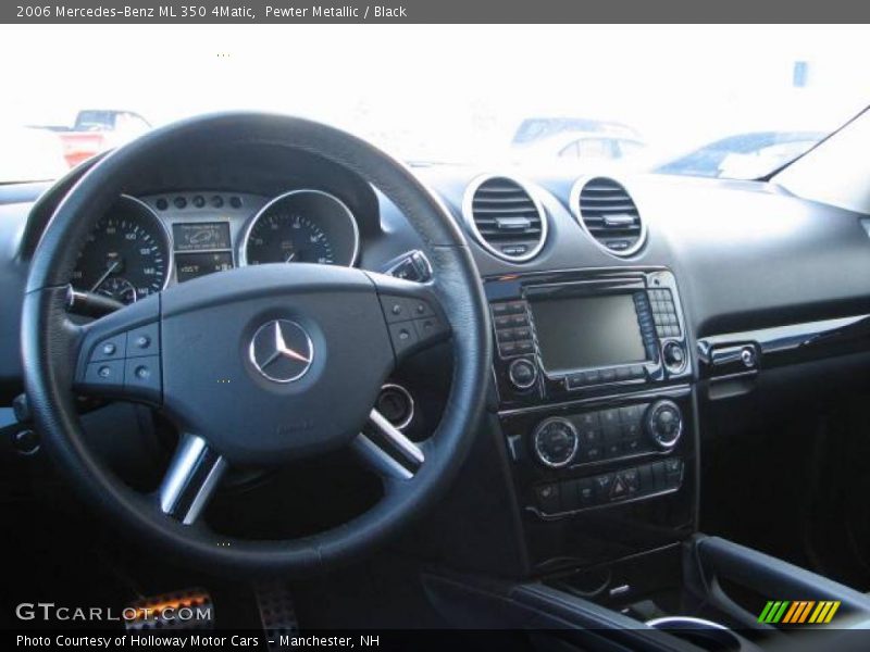 Pewter Metallic / Black 2006 Mercedes-Benz ML 350 4Matic