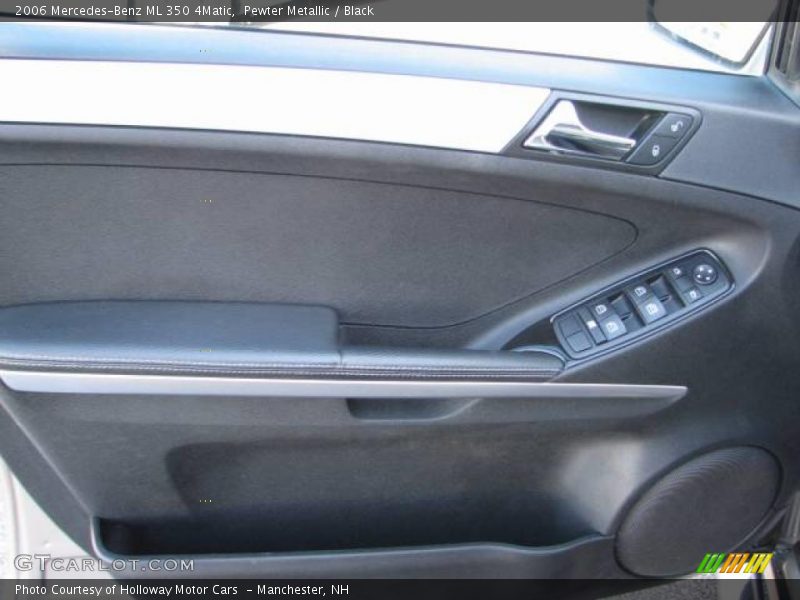 Pewter Metallic / Black 2006 Mercedes-Benz ML 350 4Matic