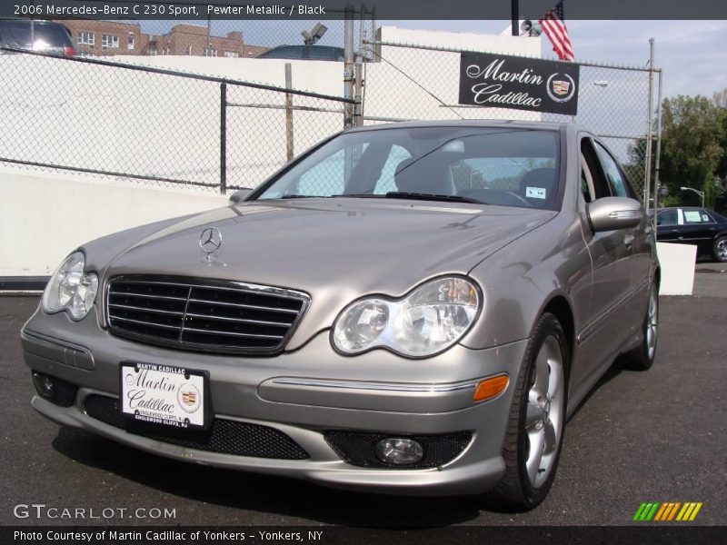 Pewter Metallic / Black 2006 Mercedes-Benz C 230 Sport