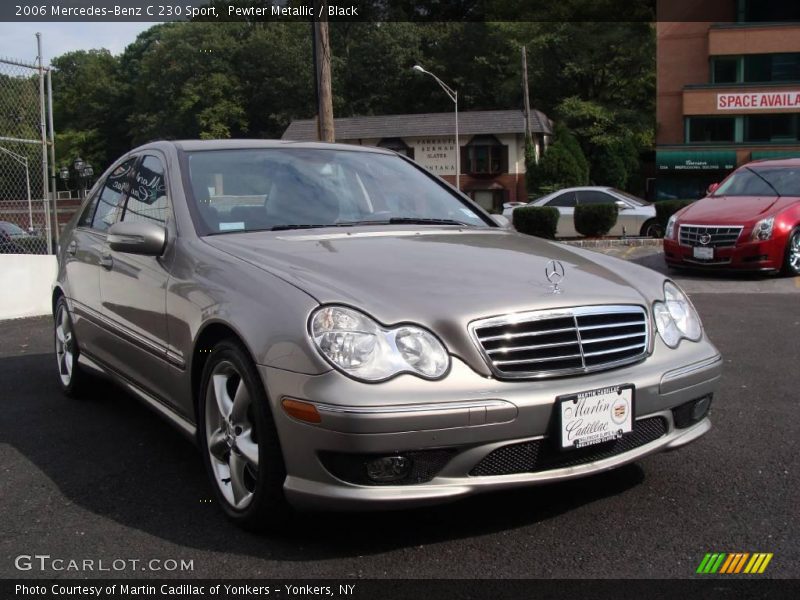 Pewter Metallic / Black 2006 Mercedes-Benz C 230 Sport