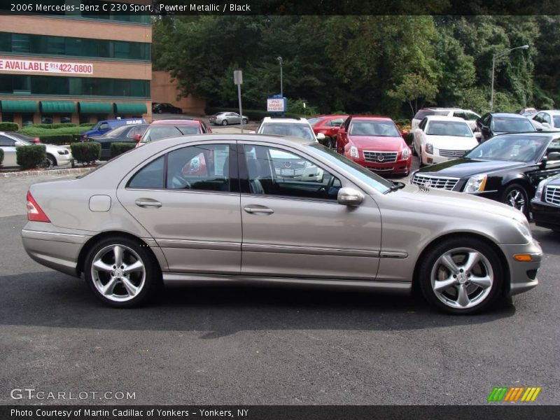 Pewter Metallic / Black 2006 Mercedes-Benz C 230 Sport