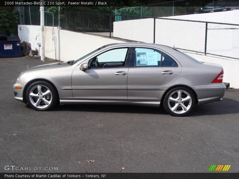 Pewter Metallic / Black 2006 Mercedes-Benz C 230 Sport