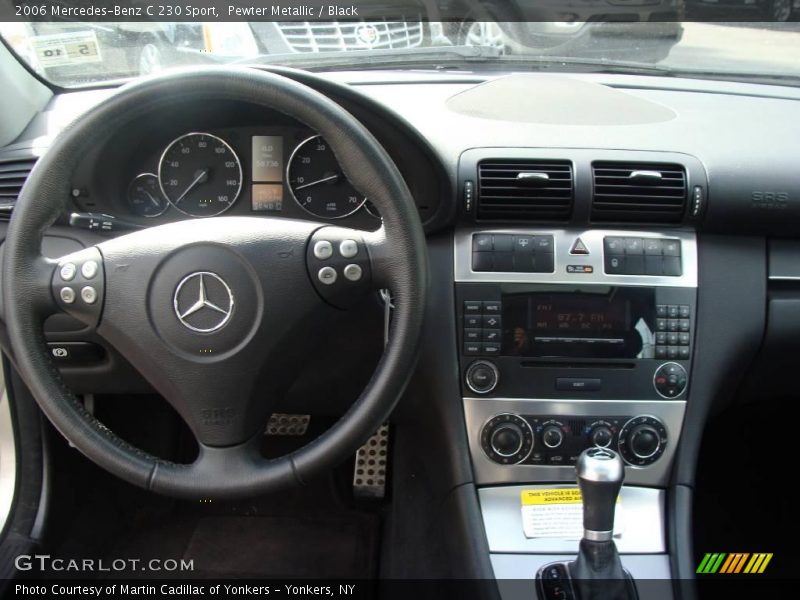 Pewter Metallic / Black 2006 Mercedes-Benz C 230 Sport