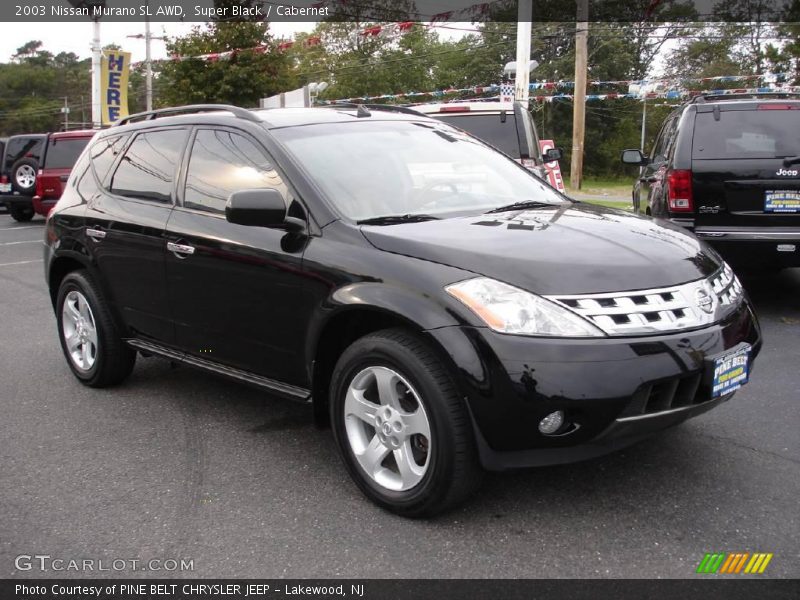 Super Black / Cabernet 2003 Nissan Murano SL AWD