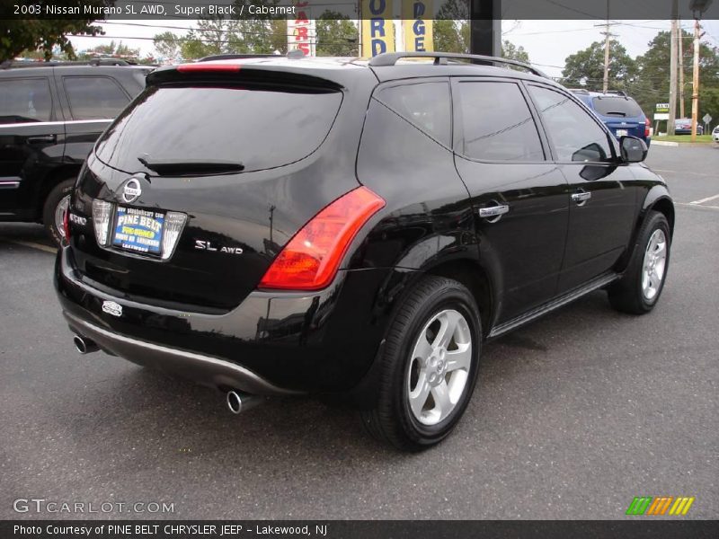 Super Black / Cabernet 2003 Nissan Murano SL AWD