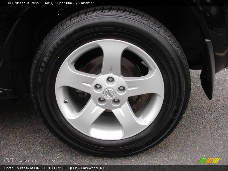 Super Black / Cabernet 2003 Nissan Murano SL AWD