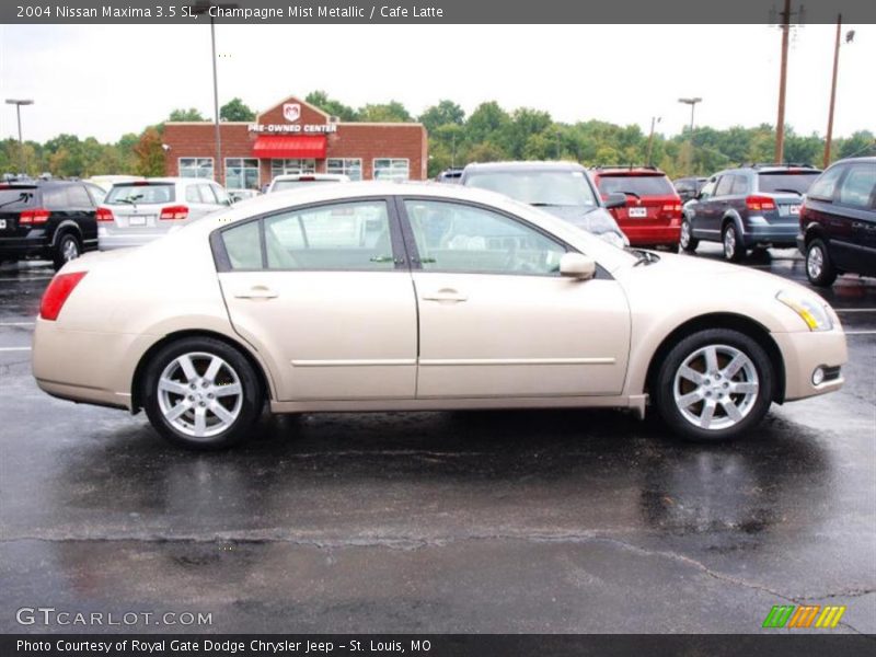Champagne Mist Metallic / Cafe Latte 2004 Nissan Maxima 3.5 SL