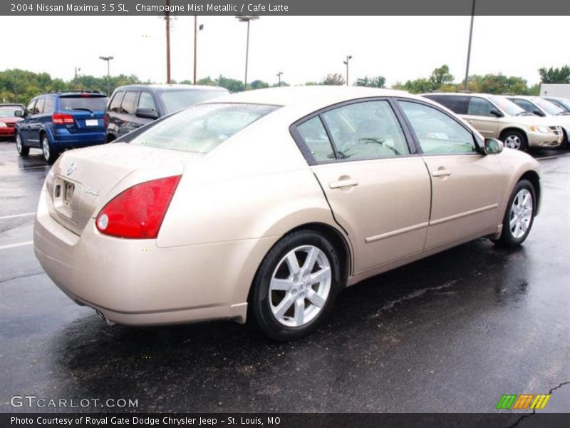 Champagne Mist Metallic / Cafe Latte 2004 Nissan Maxima 3.5 SL