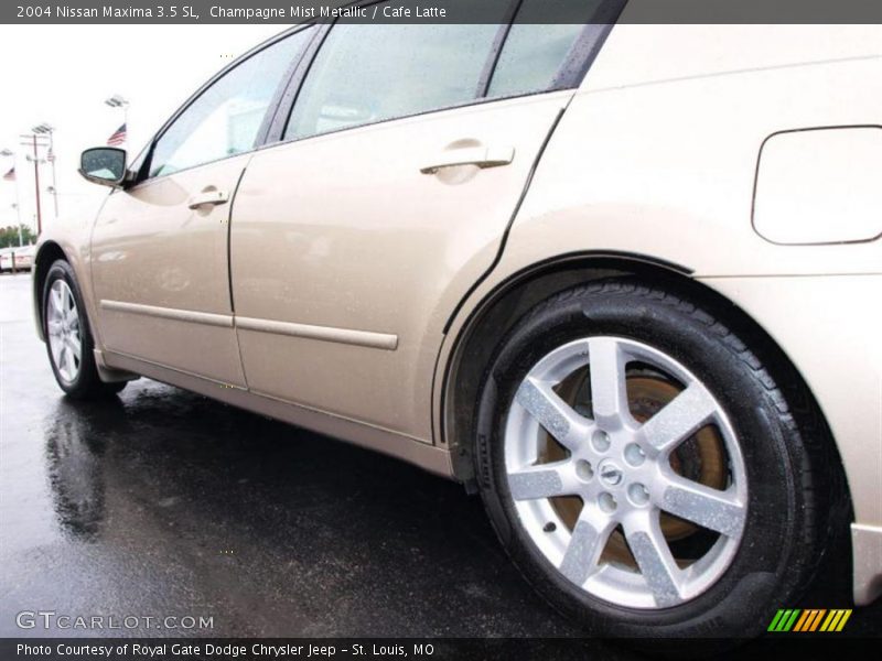Champagne Mist Metallic / Cafe Latte 2004 Nissan Maxima 3.5 SL