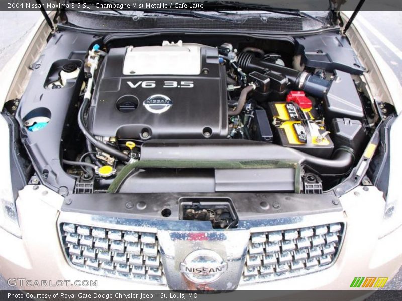 Champagne Mist Metallic / Cafe Latte 2004 Nissan Maxima 3.5 SL
